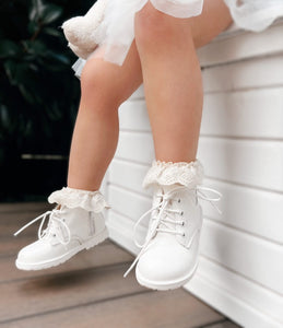 Kids Boots - White